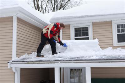 Roof shoveling in Hampton, VA